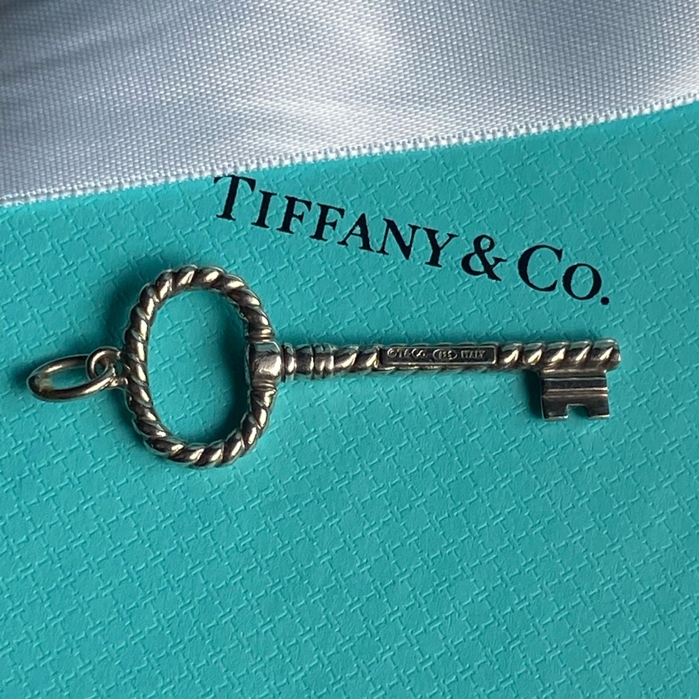 Tiffany & Co. Sterling Silver Oval Twist Pendant - Picture 3 of 8